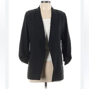 Shinestar Black Blazer with Rouched sleeves - medium